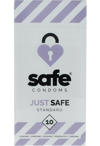 Safe Condooms siliconen glijmiddel (10 Stuks)