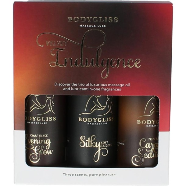 Bodygliss Velvet indulging three-pack travel edition (150 Milliliter)