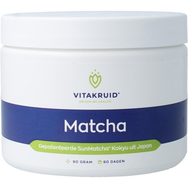 Vitakruid Matcha premium sunmatcha kokyu uit Japan (90 Gram)