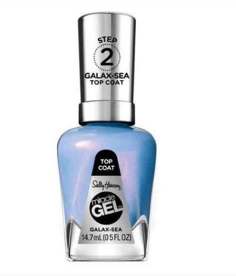 Sally Hansen Miracle Gel Top Coat - Blauw - 113 Galax-Sea