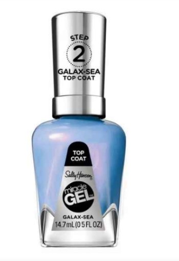 Sally Hansen Miracle Gel Top Coat - Blauw - 113 Galax-Sea