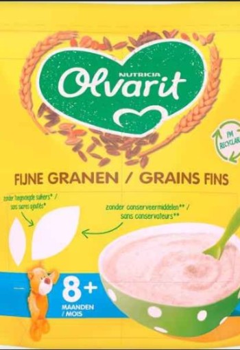 Olvarit 8+M fijne granen babypap