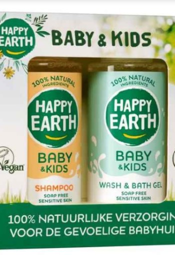 Happy Earth 100% Natuurlijke Baby & Kids Probeer Set 2x 100ml