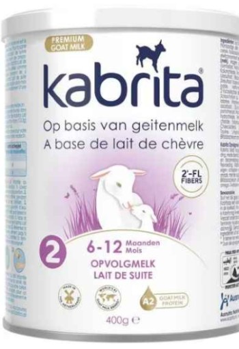 KABRITA Opvolgmelk 2 6-12 maanden 400GR
