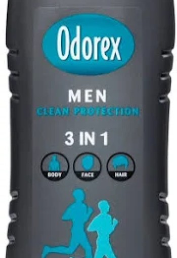 Odorex For Men douche gel   3 in 1 -300 ml clean protect