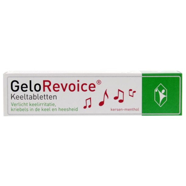 GeloRevoice Keeltabletten kersen-menthol 10 stuks