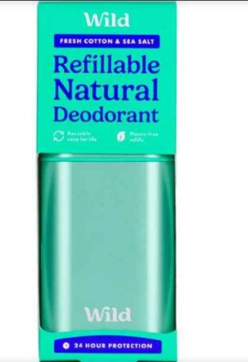 Wild Aqua Case Fresh Cotton & Sea Salt Starterpack Deodorant Stick 1 Stuk