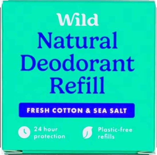 Wild Fresh Cotton & Sea Salt Refill Deodorant Stick 40 GR