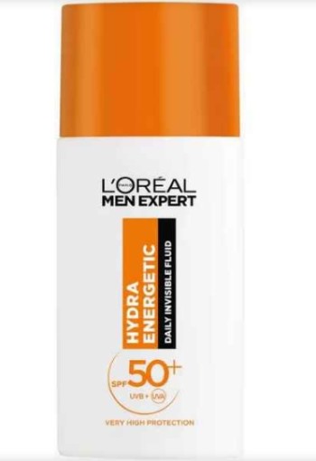 L'Oréal Men Expert Hydra Energetic Daily UV Fluid PSF50+ met Vitamine C 50ML