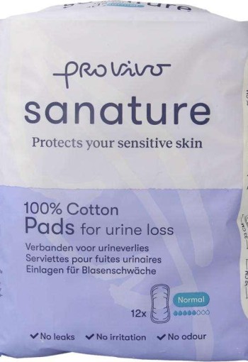 Sanature Incontinentieverband normaal katoen10 stuks