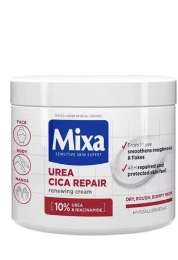 Mixa Urea Cica Repair Creme Pot 400 ML