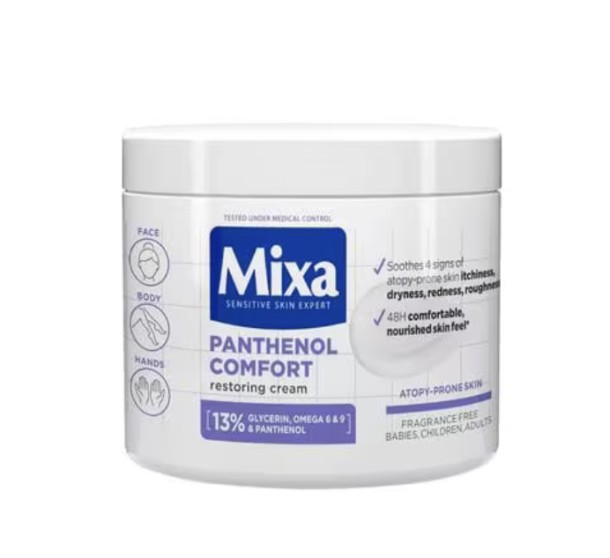 Mixa Panthenol Comfort Crème Pot 400 ML