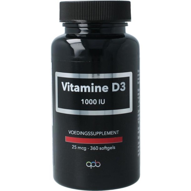 Apb Holland Vitamine D3 1000IU 25mcg (360 Softgels)