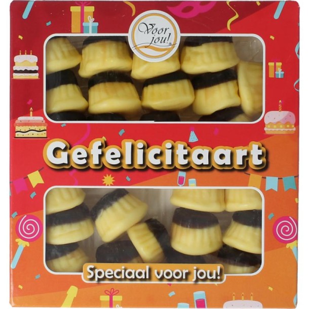 Voor Jou! Gefelicitaart (130 Gram)