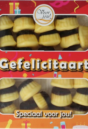 Voor Jou! Gefelicitaart (130 Gram)