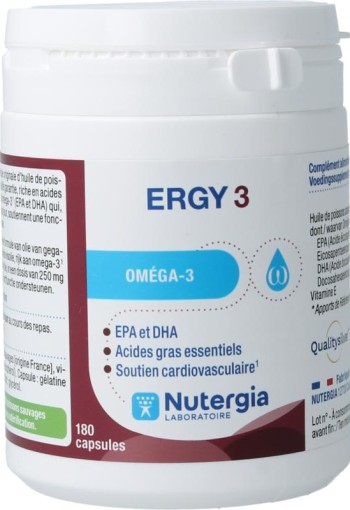 Nutergia Ergy 3 (180 Capsules)