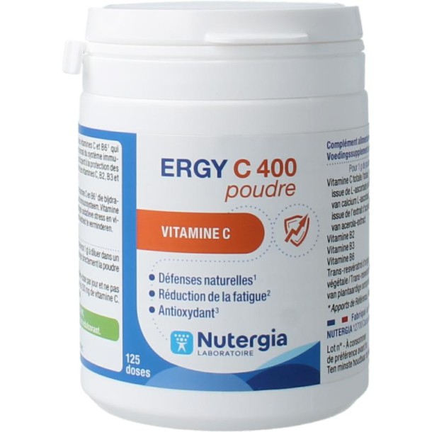 Nutergia Ergy C 400 poeder (125 Gram)