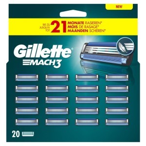 Gillette Mach3 - 20 stuks - Scheermesjes
