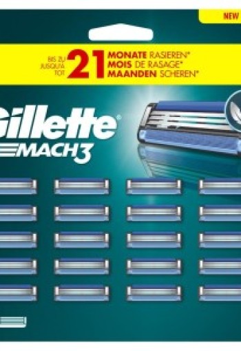 Gillette Mach3 - 20 stuks - Scheermesjes