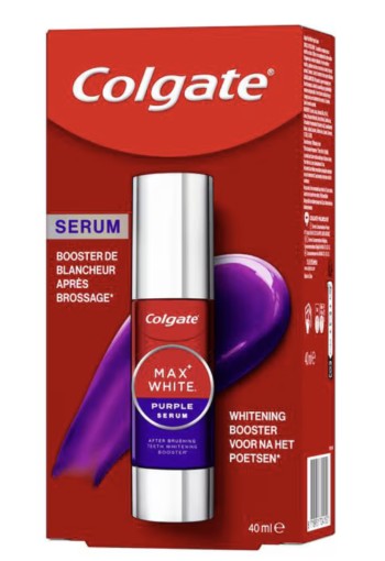 Colgate max white purple serum