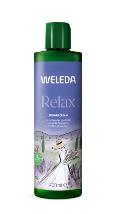 Weleda Relax douchecreme lavendel bio 400 Milliliter