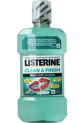 Listerine Mondwater clean & fresh (500 Milliliter)