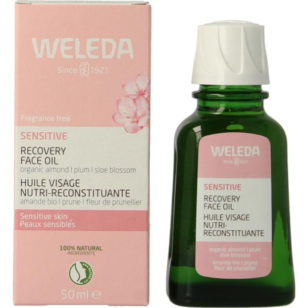 Weleda Gezichtsolie sensitive herstel 50 Milliliter