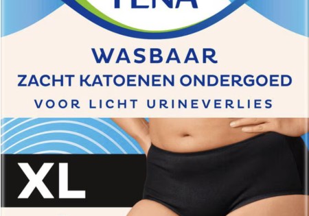 Tena wasbaar ondergoed zwart XL