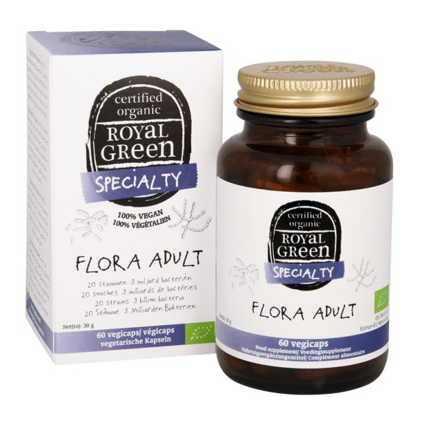Royal Green Flora adult bio (60 Vegetarische capsules)
