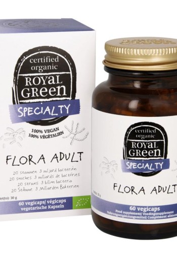 Royal Green Flora adult bio (60 Vegetarische capsules)