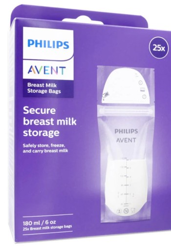 Avent bewaarzakken moedermelk 26 stuks