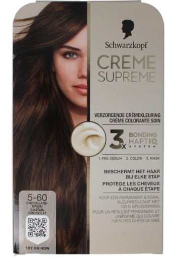 Schwarzkopf Creme supreme 5-60 bruin (1 Stuks)