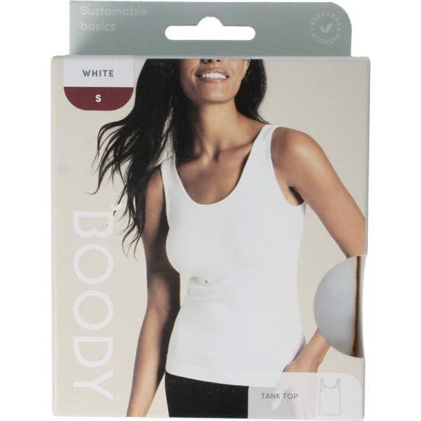 Boody Tank top wit S (1 Stuks)