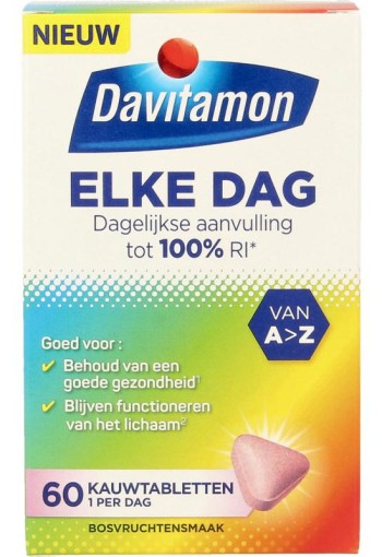 Davitamon Elke dag 60 Kauwtabletten