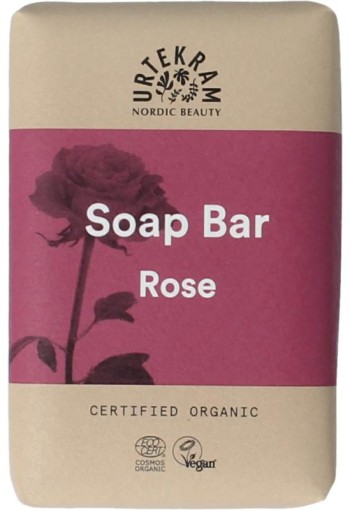 Urtekram Rozen stukje zeep bio (100 Gram)