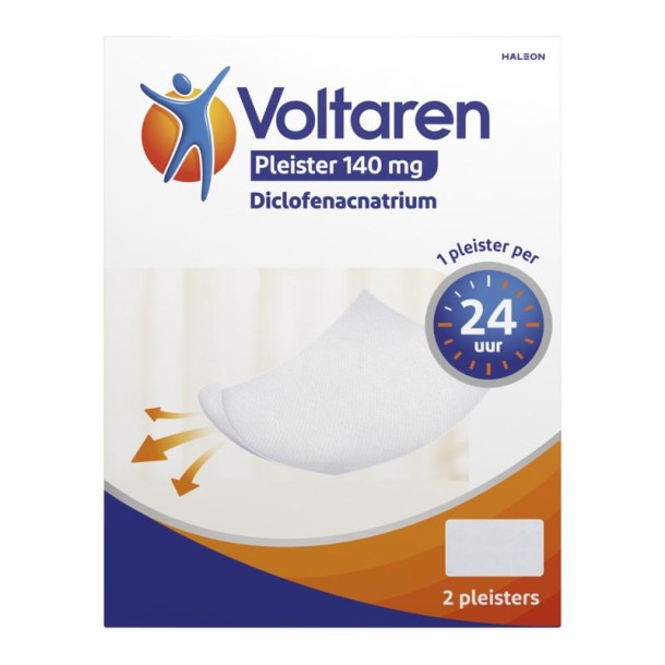 Voltaren warmtepleisters 2 stuks  140 mg diclofenac