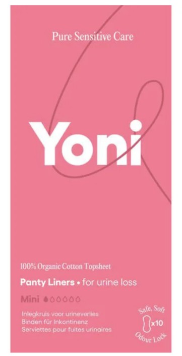 Yoni Inlegkruisje Urineverlies Bio Katoenen Toplaag 20stuks