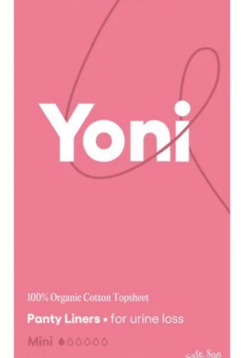 Yoni Inlegkruisje Urineverlies Bio Katoenen Toplaag 20stuks