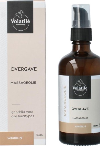 Volatile Massageolie overgave glas met pomp (100 Milliliter)