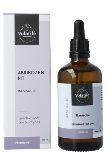 Volatile Abrikozenpit basisolie glazen fles (100 Milliliter)