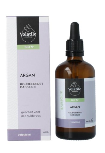 Volatile Argan koudgeperst basisolie bio glazen fles (100 Milliliter)