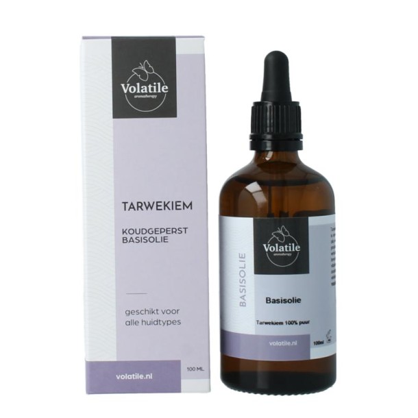 Volatile Tarwekiem koudgeperst basisolie glazen fles (100 Milliliter)