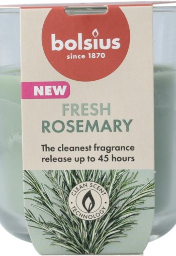 Bolsius Geurglas 97/85 true scents rosemary (1 Stuks)