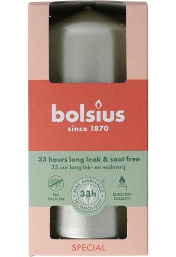 Bolsius Stompkaars 120/58 white silver (1 Stuks)