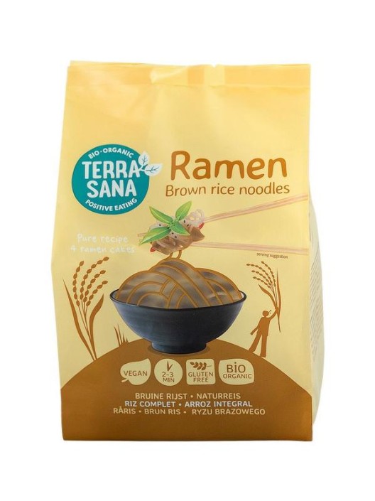 Terrasana Ramen bruine rijst bio (280 Gram)