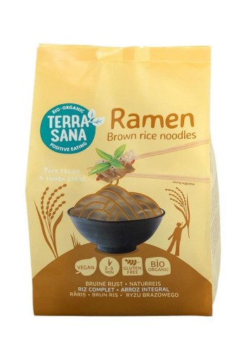 Terrasana Ramen bruine rijst bio (280 Gram)