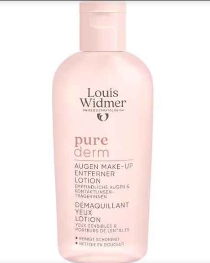 Louis Widmer Purederm Oogmake-Up Reiniging Lotion Zonder Parfum 100 ML