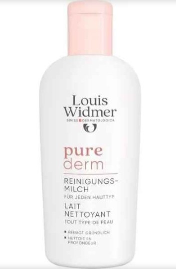 Louis Widmer Purederm Reinigingsmelk Licht Geparfumeerd 200ML