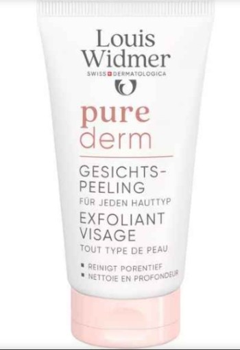 Louis Widmer Purederm Gezichtspeeling Licht Geparfumeerd 50 ML