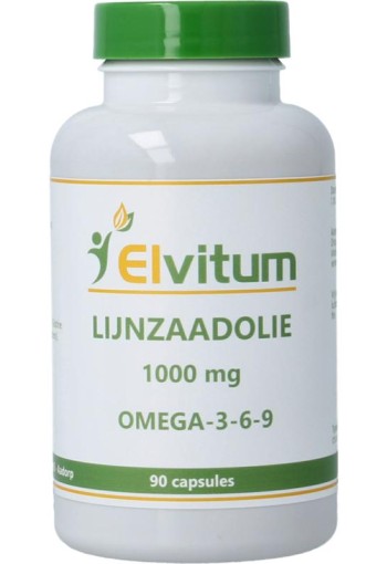 Elvitum Lijnzaadolie omega 3-6-9 (90 Capsules)
